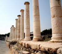 Ancient ruins in Beit Shean